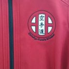 design printed on a karate shirt 