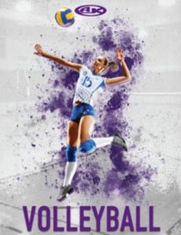 2021 catalog cover showing a female volleyball player