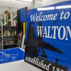 welcome to walton sign